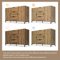 Dark Oak Sideboard with Drawers, 120cm