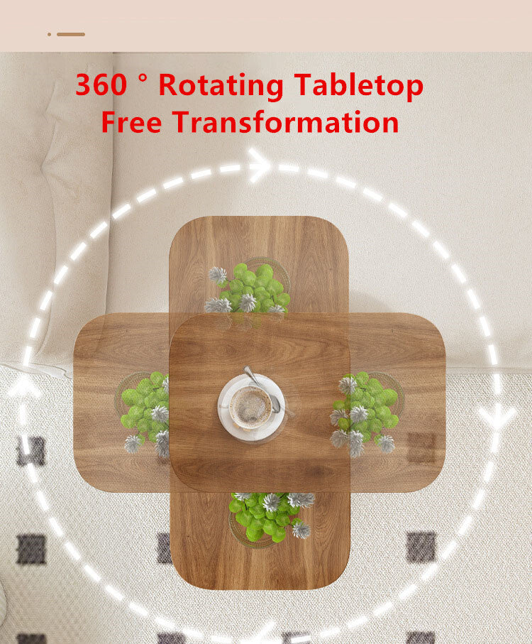 Adjustable C-Shaped Side Table