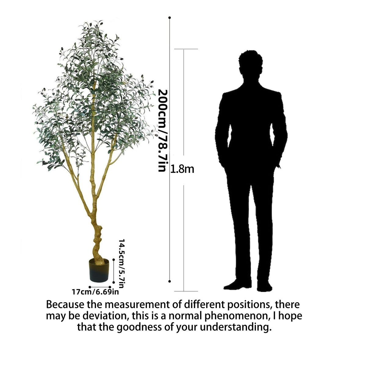Artificial olive tree