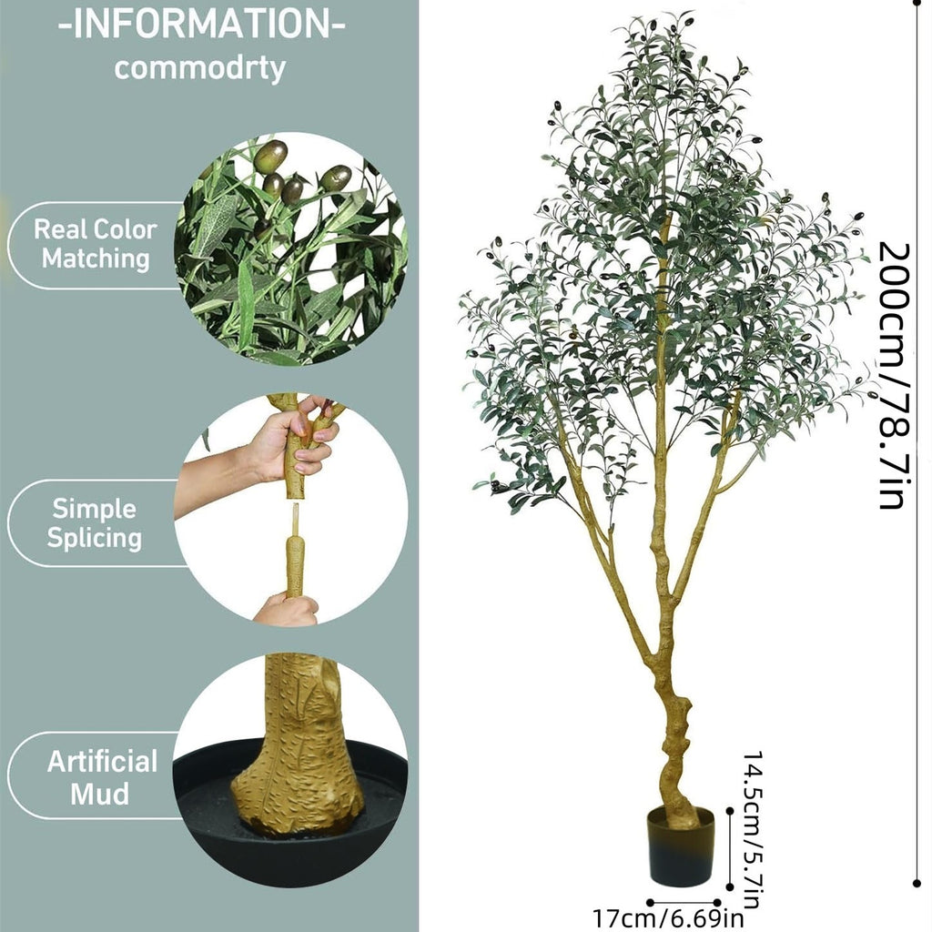 Artificial olive tree