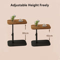 Adjustable C-Shaped Side Table