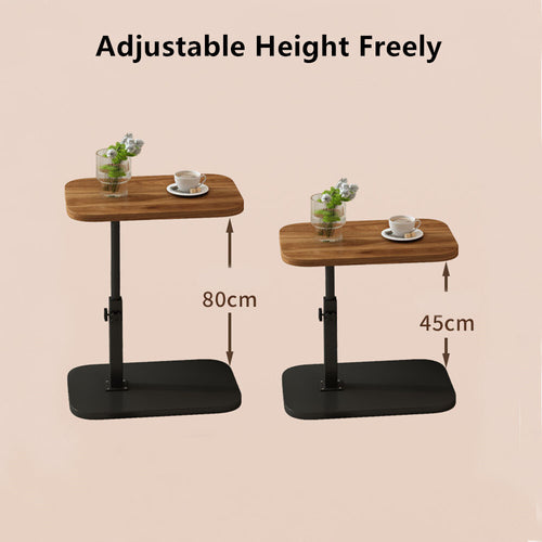 Adjustable C-Shaped Side Table